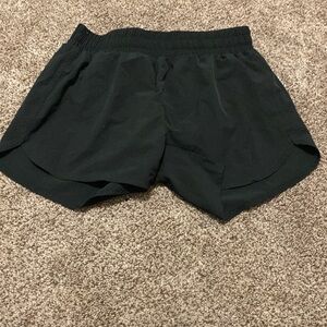 Cute Black Track Shorts for Women, Size Extra Small